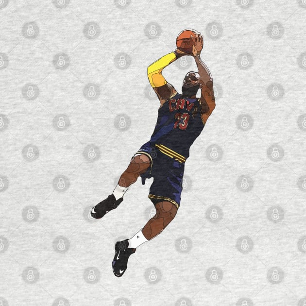 Lebron James Jumper by Playful Creatives